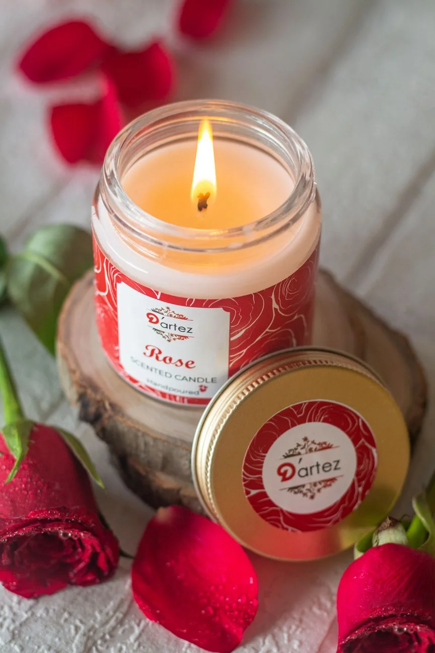 Dartez Aroma candle Rose