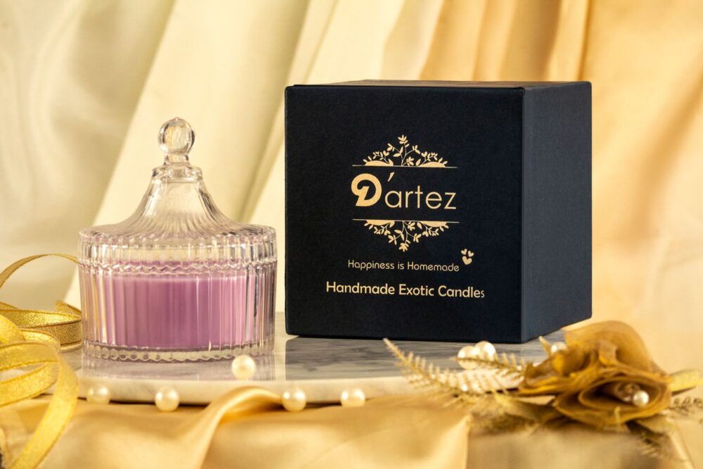 Dartez 3 Wick Classic Crystal Jar Candle - Image 2