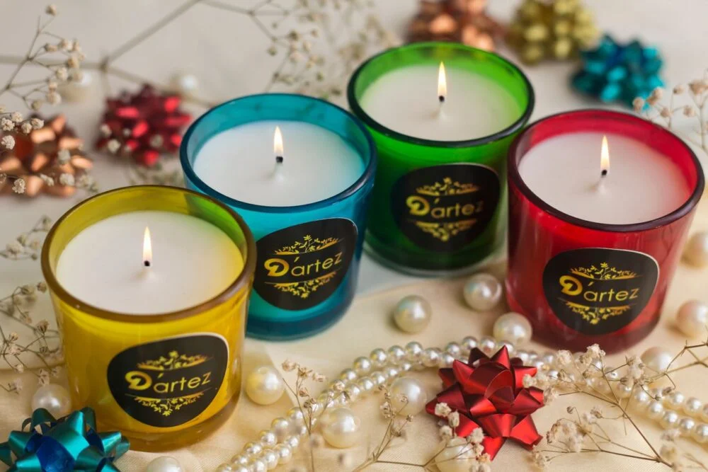 Dartez Celebration Votice Candles Set of 4