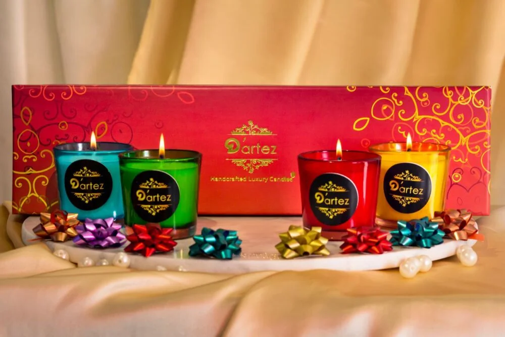 Dartez Celebration Votive Candles Set of 4 - Image 2