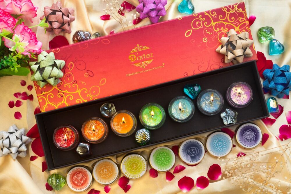 Dartez 7 Chakra Candle Set