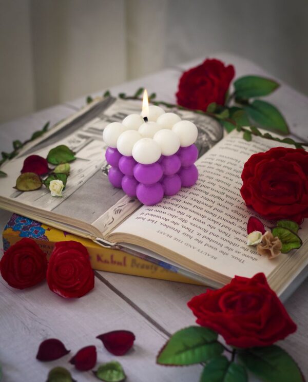 Dartez Aromatic Bubble Candle Lavender