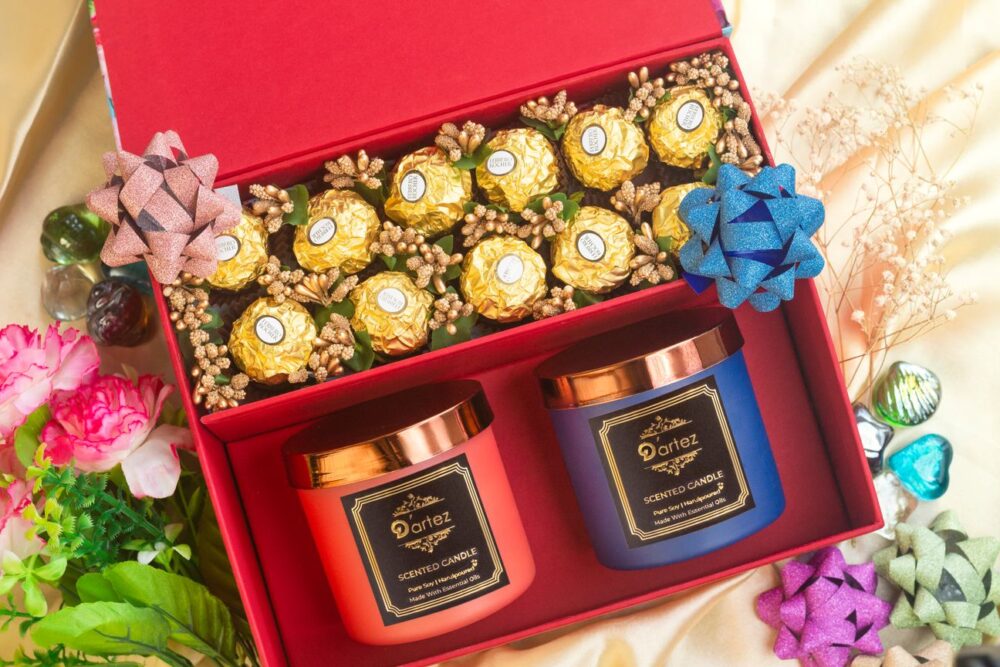 Dartez Gift hamper with chocolates