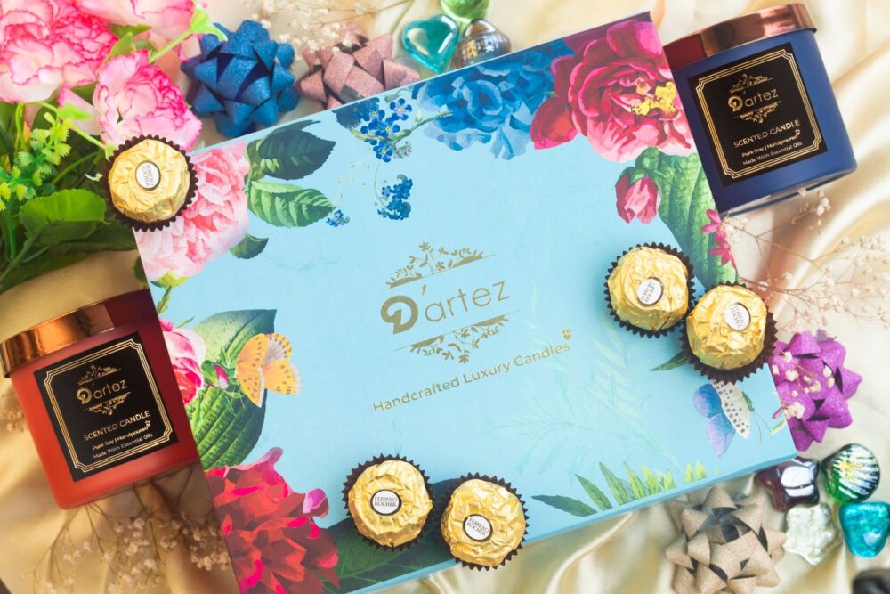 Dartez Gift hamper with chocolates