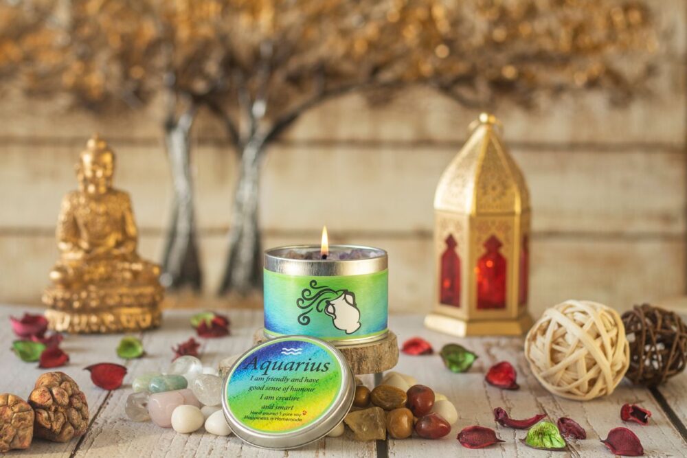 Dartez Pure Soy Zodiac Candle AQUARIUS