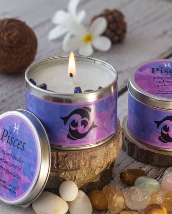 Dartez Pure Soy Zodiac Candle PISCES