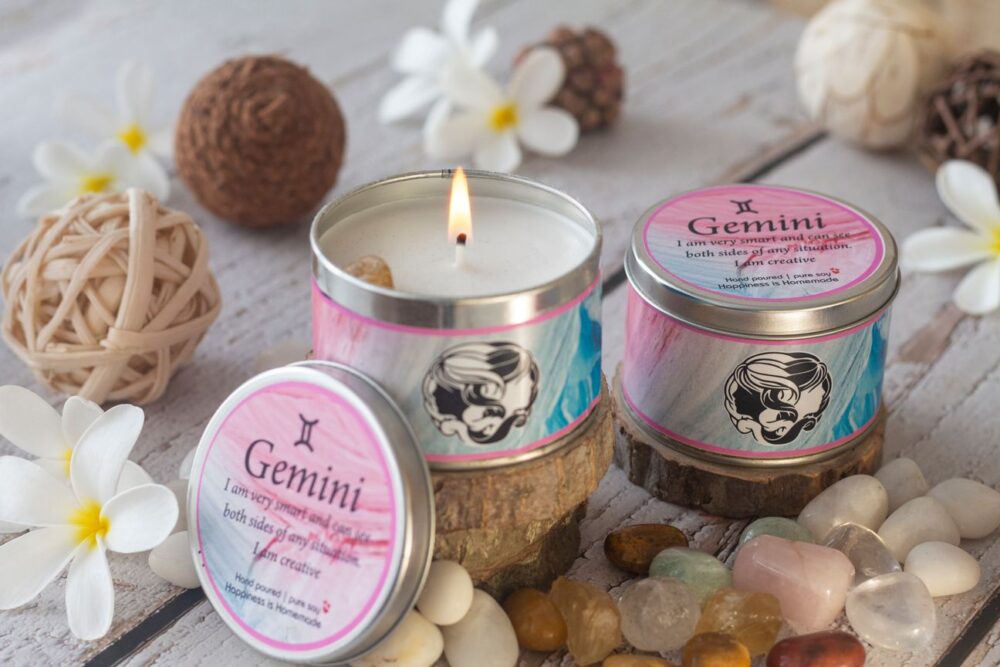 Dartez Pure Soy Zodiac Candle GEMINI
