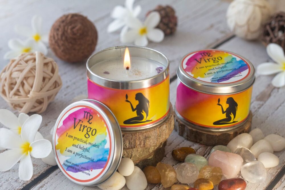 Dartez Pure Soy Zodiac Candle VIRGO