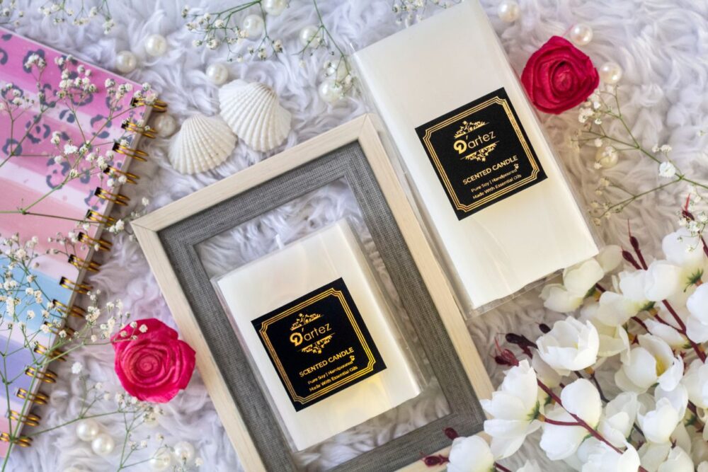 Dartez Aromatic Handmade Pillar Candle Medium -Ylang Ylang