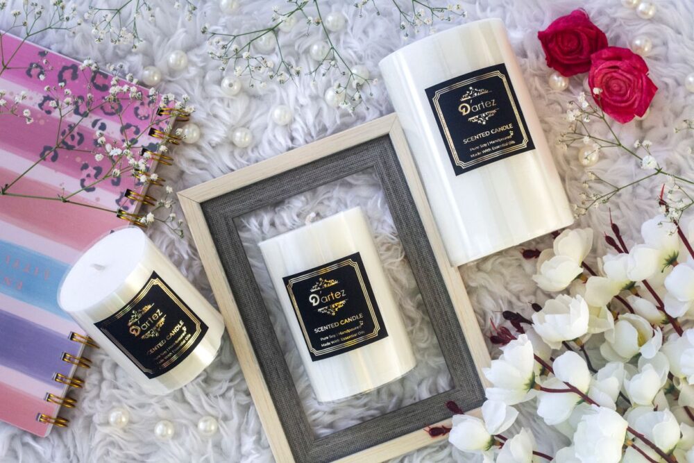 Dartez Aromatic Handmade Pillar Candle-Camphor