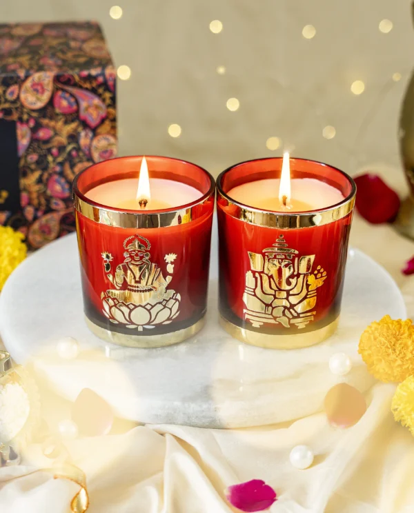 Dartez Laxmi Ganesh Candle set